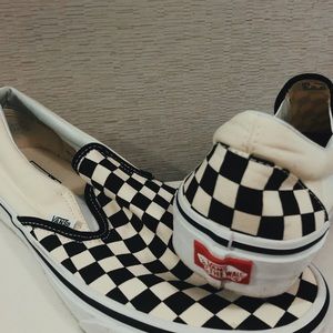 ✰ checker board vans ✰